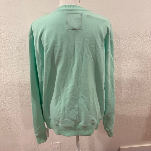 G-Star Raw Mint Crew Neck Sweater Size Large Unisex Street Wear Bold Statement - Picture 2 of 6